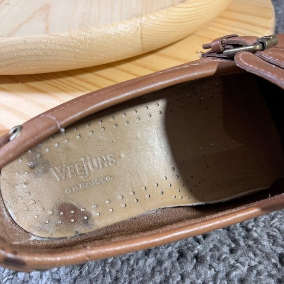 Bass Weejuns Penny Loafer Wesley Mens Size 10.5 Brown Slip On Buckle Casual Shoe main image 4